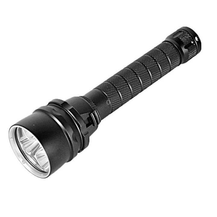 5 x LED White Light Diving Flashlight, 6800 LM, Diving Depth: 150m (Black)
