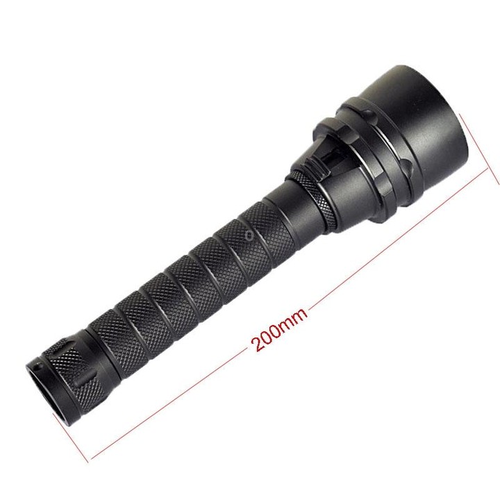 5 x LED White Light Diving Flashlight, 6800 LM, Diving Depth: 150m (Black)
