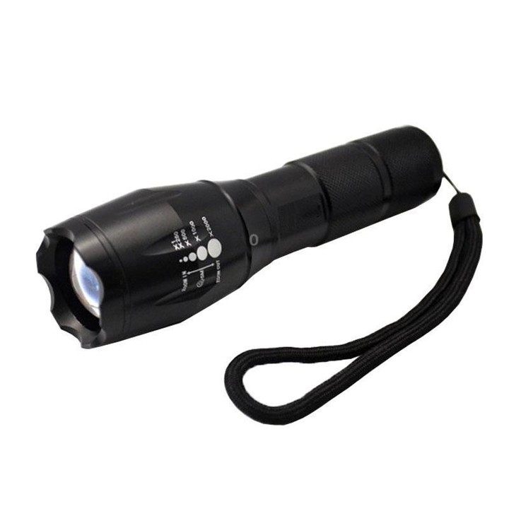 LT-XD White Light LED Flashlight 1800 LM 5-Modes(Black)