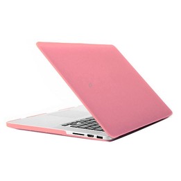 Laptop Frosted Hard Plastic Protection Case for Macbook Pro Retina 13.3 inch(Pink)