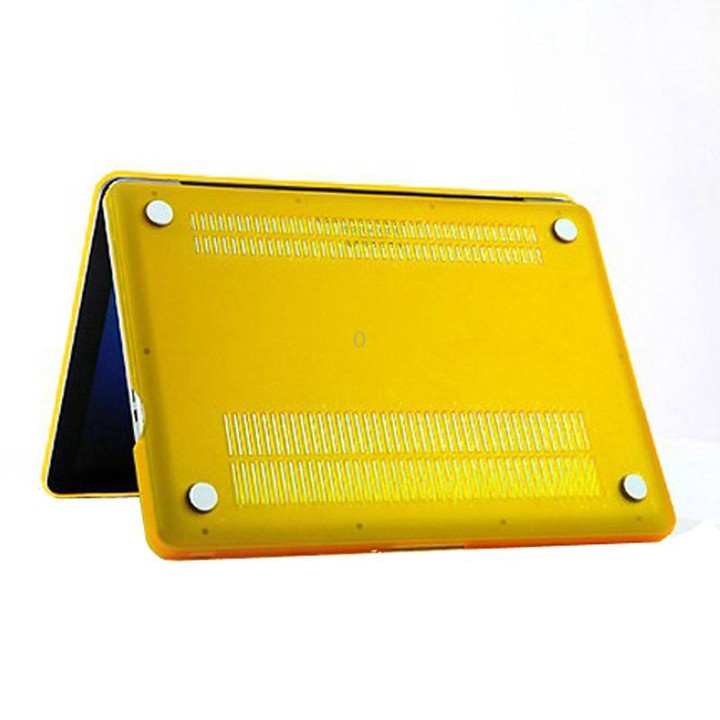 Frosted Hard Protective Case for Macbook Pro 15.4 inch (A1286)(Yellow)
