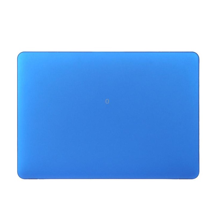 Laptop Translucent Frosted Hard Plastic Protective Case for Macbook 12 inch(Dark Blue)