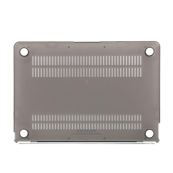 Laptop Translucent Frosted Hard Plastic Protective Case for Macbook 12 inch(Grey)
