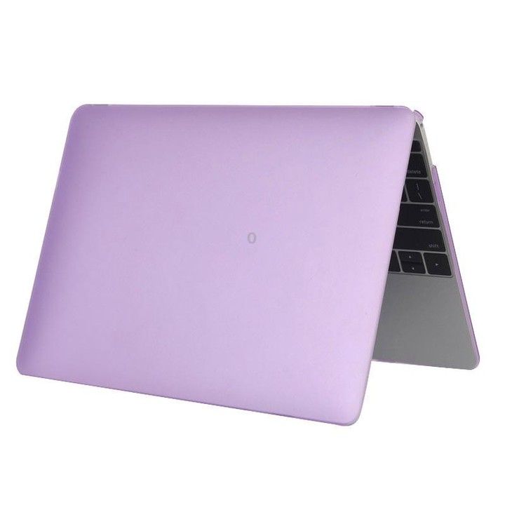 Laptop Translucent Frosted Hard Plastic Protective Case for Macbook 12 inch(Purple)