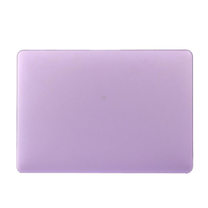 Laptop Translucent Frosted Hard Plastic Protective Case for Macbook 12 inch(Purple)
