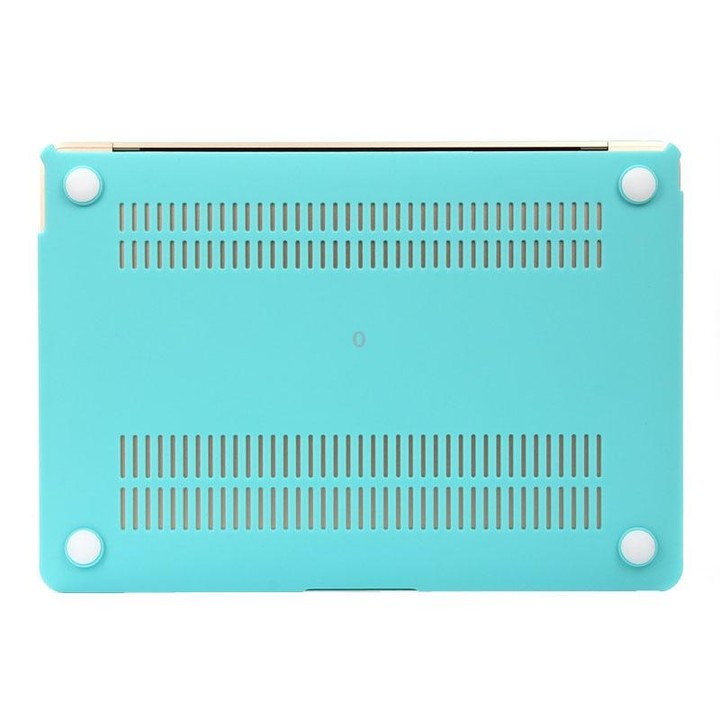 Colored Frosted Hard Plastic Protective Case for Macbook 12 inch(Solid Blue)