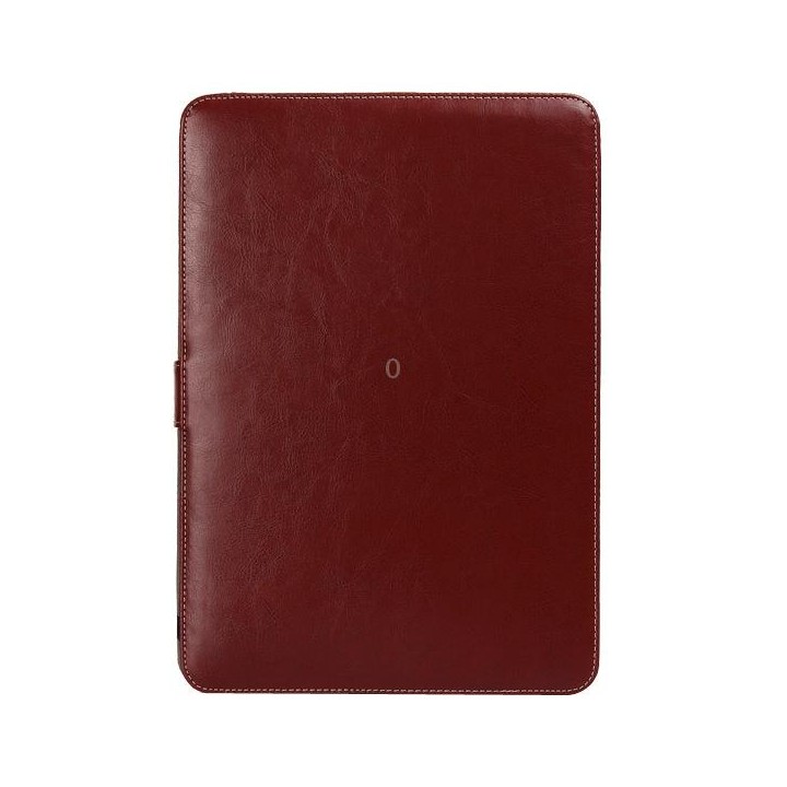 Notebook Leather Case with Snap Fastener for 15.4 inch MacBook Pro Retina(Brown)
