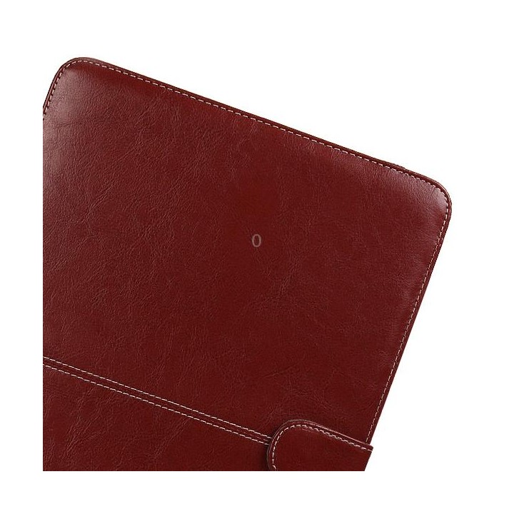 Notebook Leather Case with Snap Fastener for 15.4 inch MacBook Pro Retina(Brown)