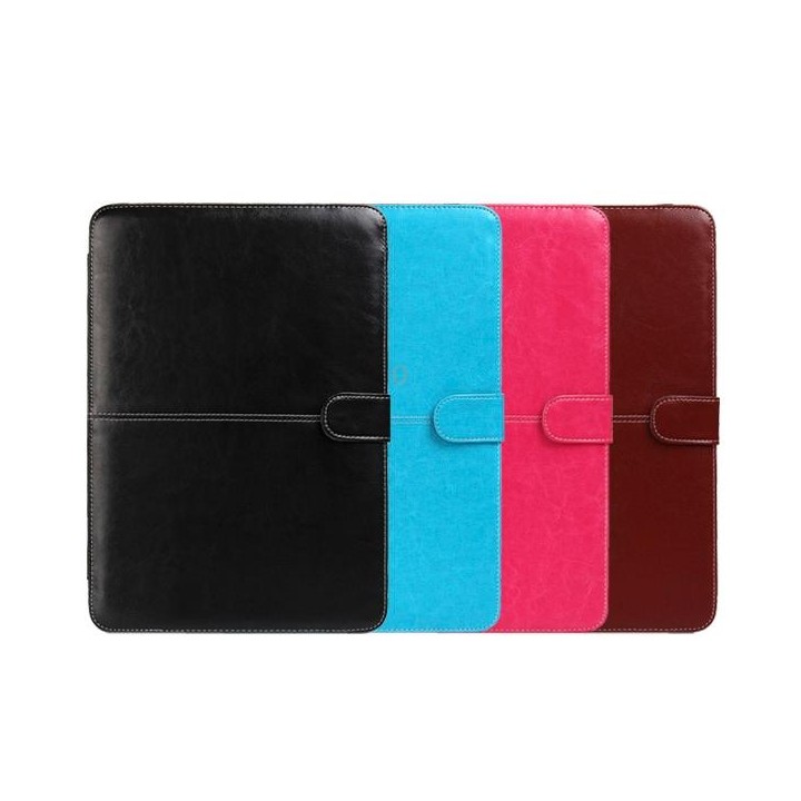 Notebook Leather Case with Snap Fastener for 15.4 inch MacBook Pro Retina(Brown)