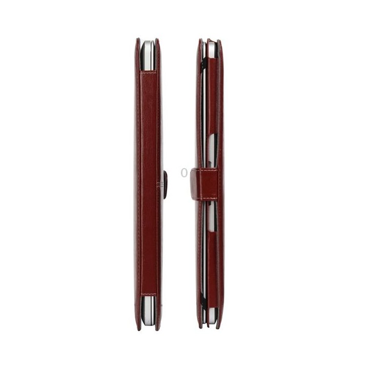 Notebook Leather Case with Snap Fastener for 15.4 inch MacBook Pro Retina(Brown)