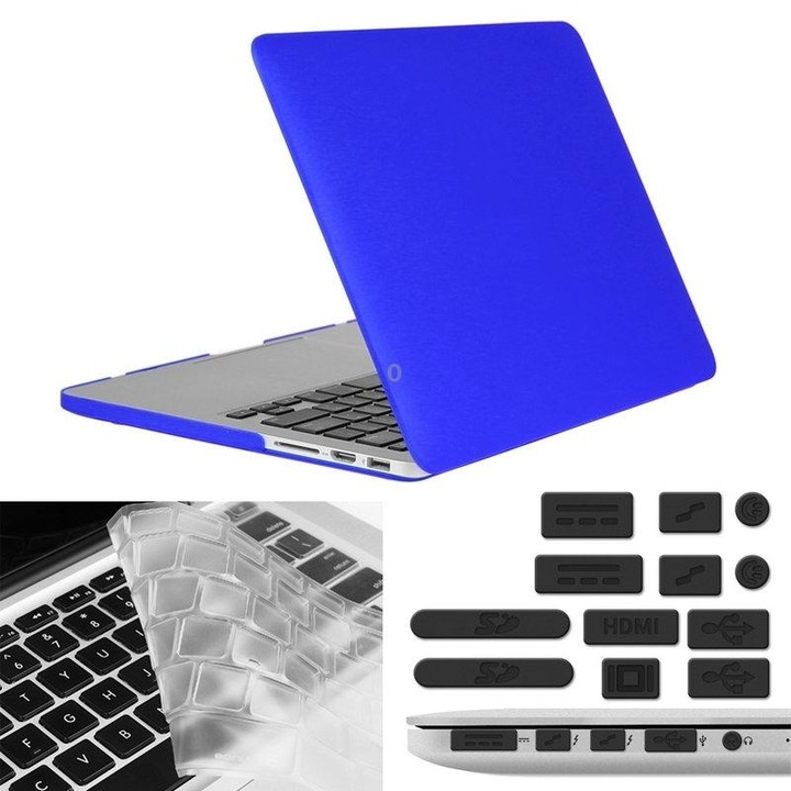 ENKAY for Macbook Pro Retina 13.3 inch (US Version) / A1425 / A1502 Hat-Prince 3 in 1 Frosted Hard Shell Plastic Protective Case