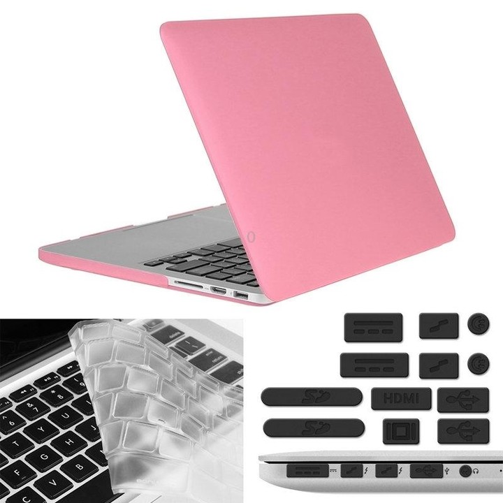 ENKAY for Macbook Pro Retina 13.3 inch (US Version) / A1425 / A1502 Hat-Prince 3 in 1 Frosted Hard Shell Plastic Protective Case