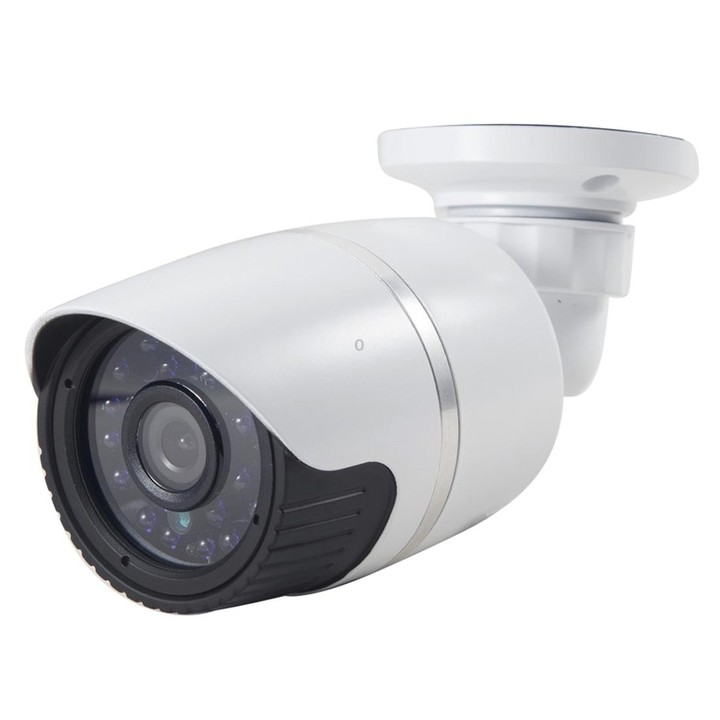 H.264 Wired Infrared Waterproof / Vandalproof IP Camera, 1 / 3 inch 4mm 1.3 Mega Pixels Fixed Lens, Motion Detection / Privacy M
