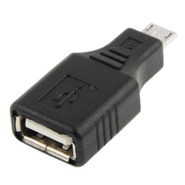 Micro USB to USB 2.0 Adapter with OTG Function(Black)