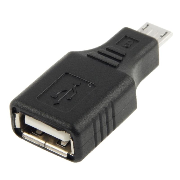 Micro USB to USB 2.0 Adapter with OTG Function(Black)