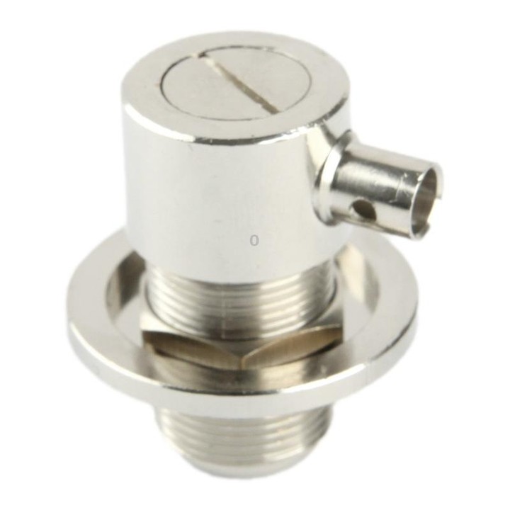 UHF Female Elbow Adapter Connected RG58 RG142 LMR195 Cable(Silver)