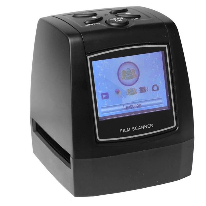 EC718 USB 2.0 35mm 5MP 2.36 inch TFT LCD Screen Film Scanner, Support SD Card