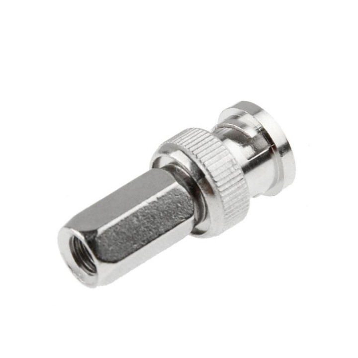 10 PCS Hexagon BNC Male Compression Connector