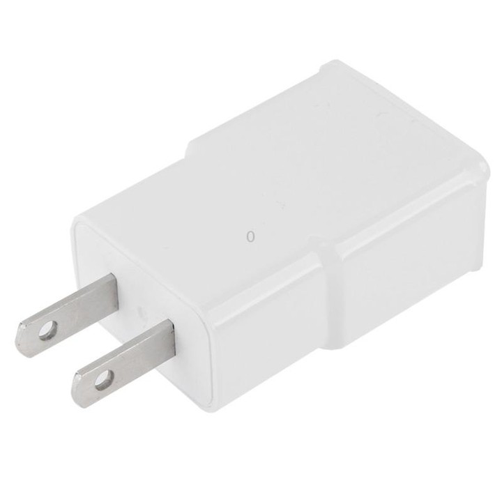 Micro 5 Pin USB Sync Cable + US Plug Travel Charger(White)