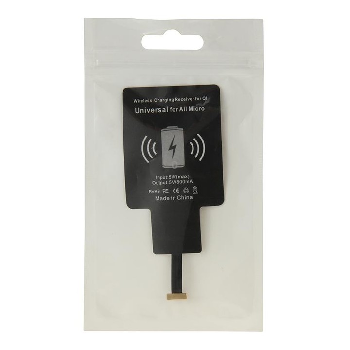 FANTASY Wireless Charger & Wireless Charging Receiver, For Galaxy Note Edge / N915V / N915P / N915T / N915A(Black)