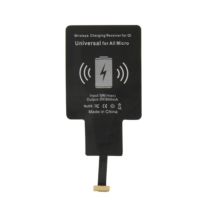 FANTASY Wireless Charger & Wireless Charging Receiver, For Galaxy Note Edge / N915V / N915P / N915T / N915A(Black)