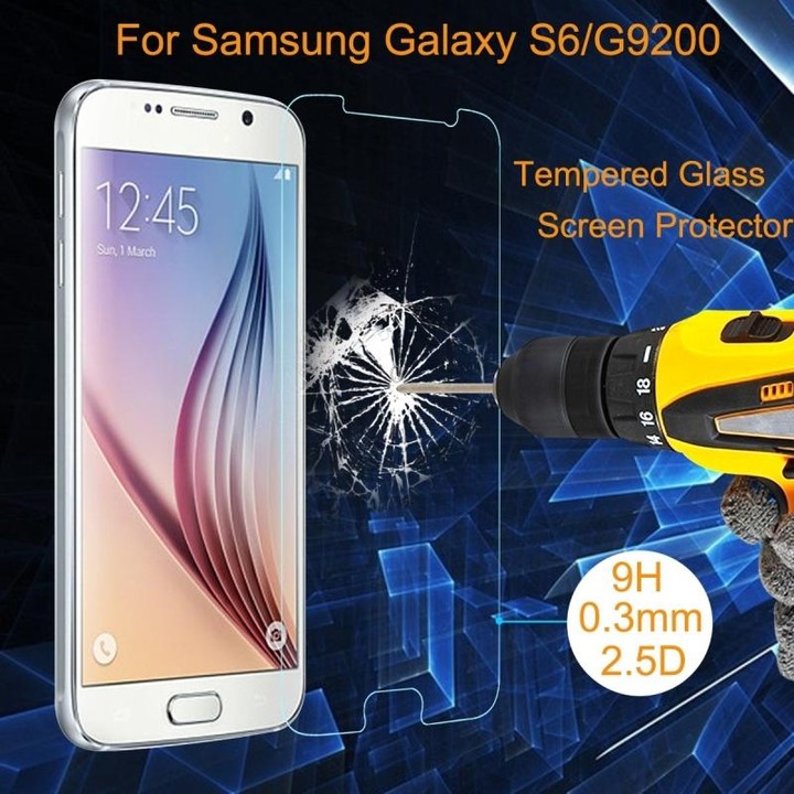 0.26mm 9H Surface Hardness 2.5D Explosion-proof Tempered Glass Screen Film for Galaxy S6 / G920