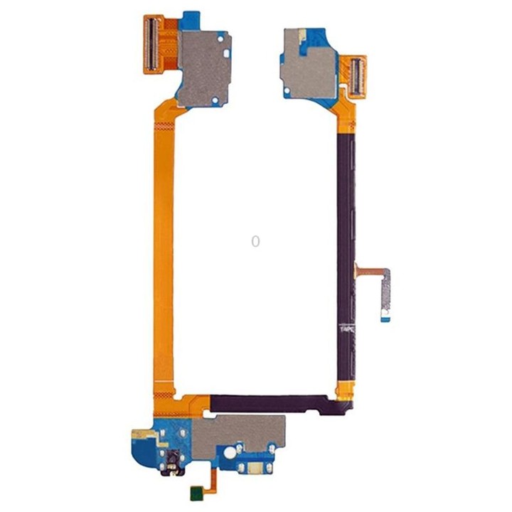 USB Charging Connector Port Flex Cable & Earphone Audio Jack Flex Cable & Microphone Flex Cable for LG G2 / D800 / D801 / D803 /