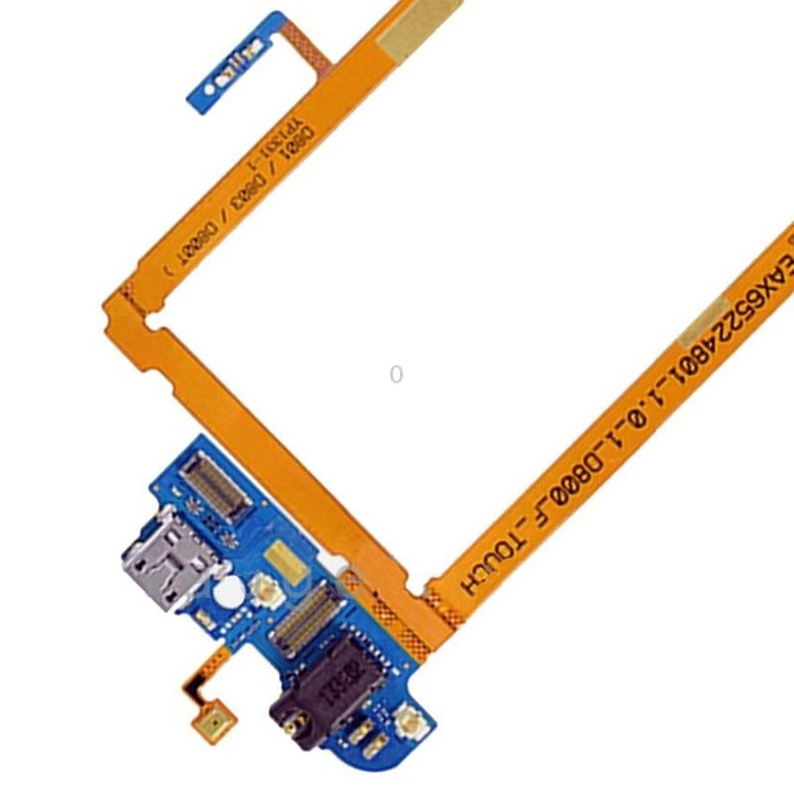 USB Charging Connector Port Flex Cable & Earphone Audio Jack Flex Cable & Microphone Flex Cable for LG G2 / D800 / D801 / D803 /
