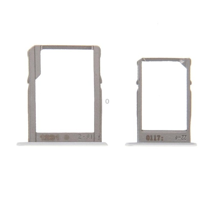 For Galaxy A3 / A300 & A5 / A500 & A7 / A700 SIM Card Tray & Micro SD Card Tray (White)