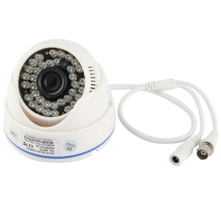 CMOS 420TVL 3.6mm Lens ABS Material Color Infrared Camera with 36 LED, IR Distance: 20m