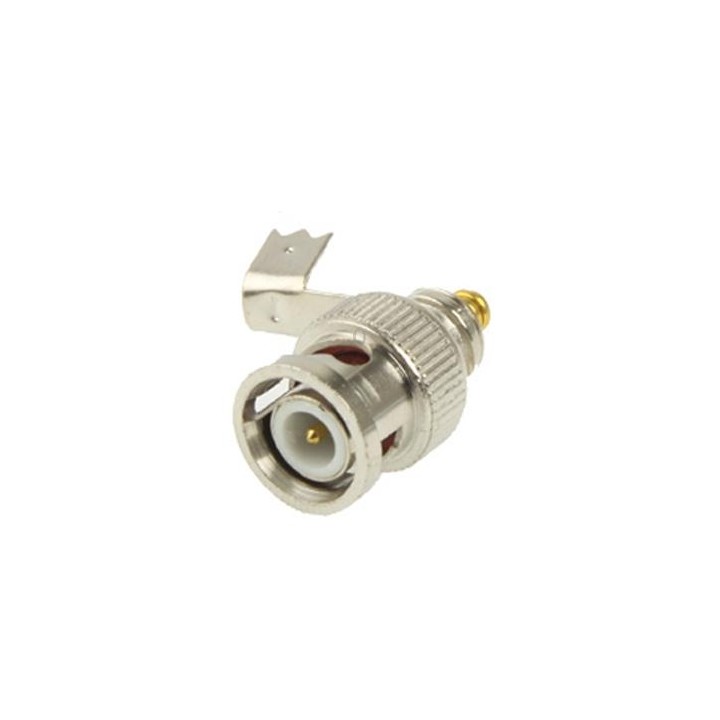 BNC Male Plug Bend Connector Adapter to Coaxial Cable