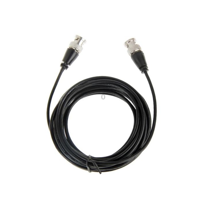 BNC Male to BNC Male Cable for Surveillance Camera, Length: 5m