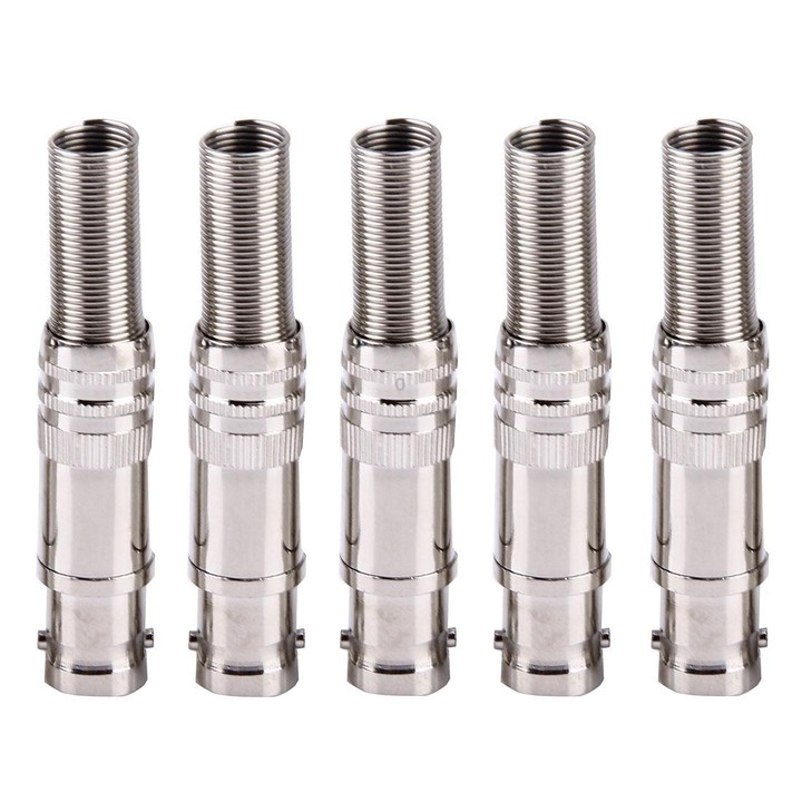 5 PCS Straight Female BNC Connector for DVR / Cable