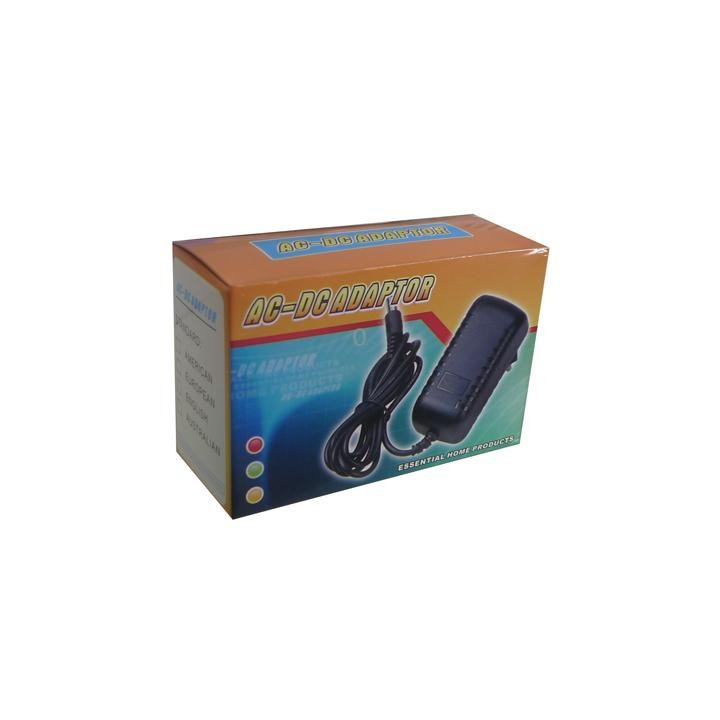 UK Plug AC Adapter 12V 2000mA for CCD Cameras(Black)