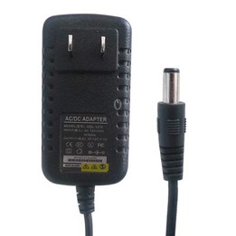 US Plug AC Adapter 12V 1000mA for CCD Cameras(Black)