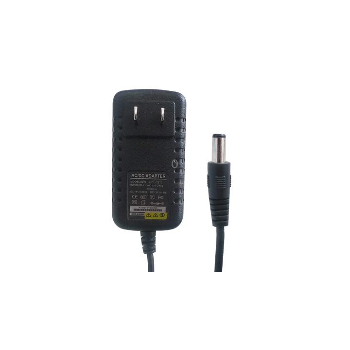 US Plug AC Adapter 12V 1000mA for CCD Cameras(Black)