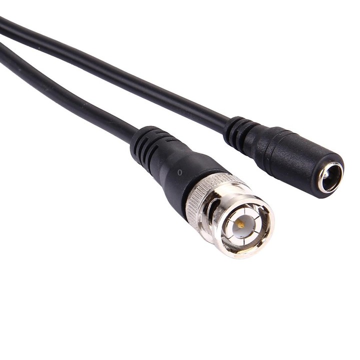 CCTV Surveillance Camera Video Cable w. BNC Connector, Length: 15m(Black)
