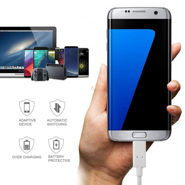1m USB 2.0 to USB 3.1 Type-C Cable(White)