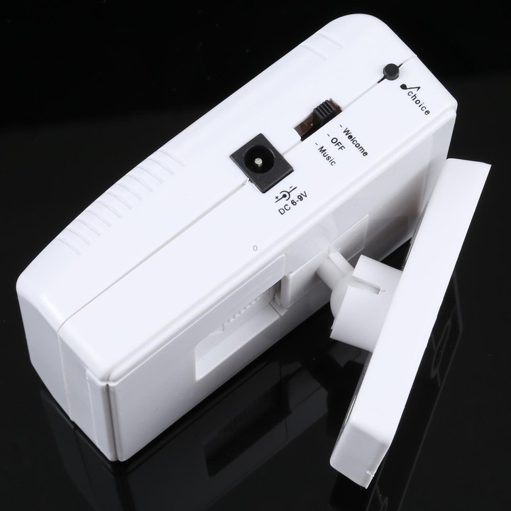 Infrared Sensor Electronic Guest Welcome Doorbell(White)