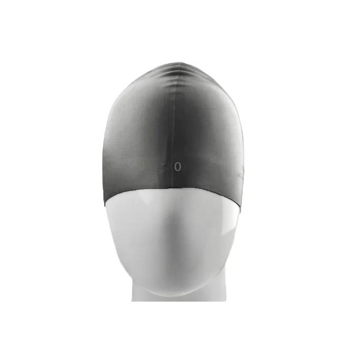Pure Color Style Elastic Silicone Swimming Cap / Swimming Hat, SC208(Black)
