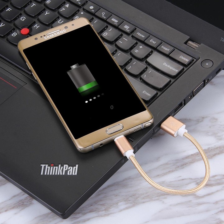 Woven Style USB-C / Type-C 3.1 Male to USB 2.0 Male Data Sync Charging Cable, Cable Length: 20cm(Gold)