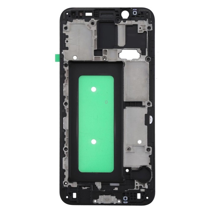 For Galaxy C8 Front Housing LCD Frame Bezel Plate(Black)