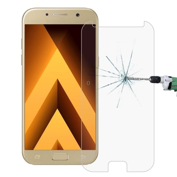 50 PCS for Galaxy A5 (2017) / A520 0.26mm 9H Surface Hardness 2.5D Explosion-proof Tempered Glass Non-full Screen Film, No Retai