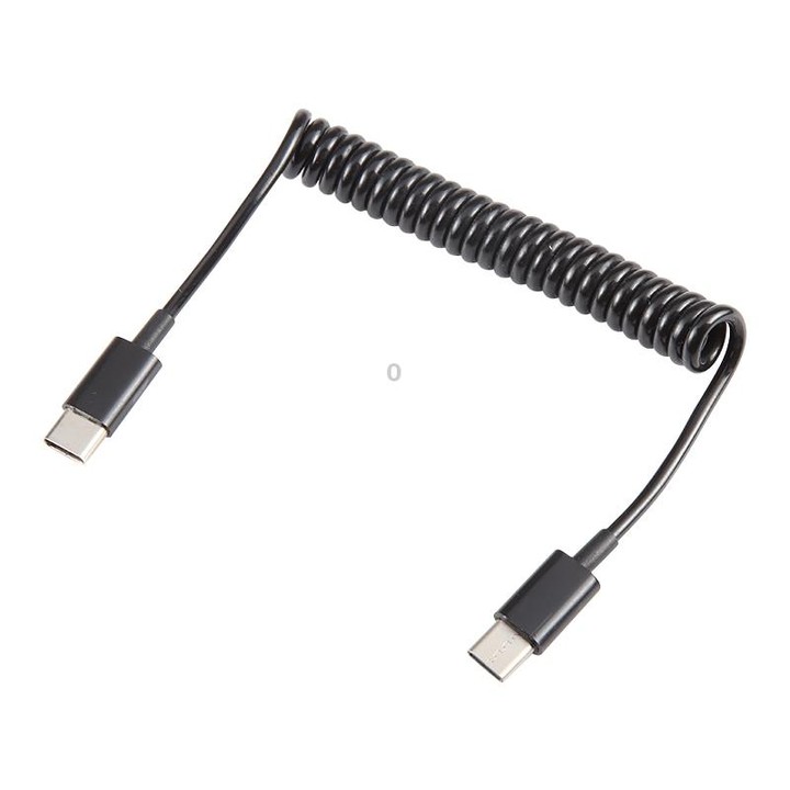 USB-C / Type-C Male to USB-C / Type-C Female Spring Data Cable, Does not Support iOS