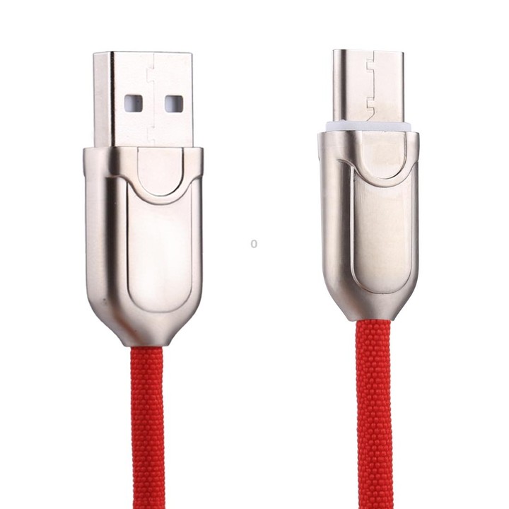 1m 2A USB-C / Type-C to USB 2.0 Data Sync Quick Charger Cable(Red)