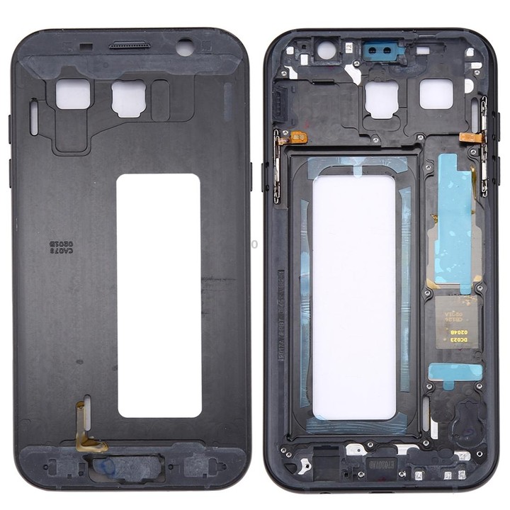 For Galaxy A7 (2017) / A720 Middle Frame Bezel(Black)