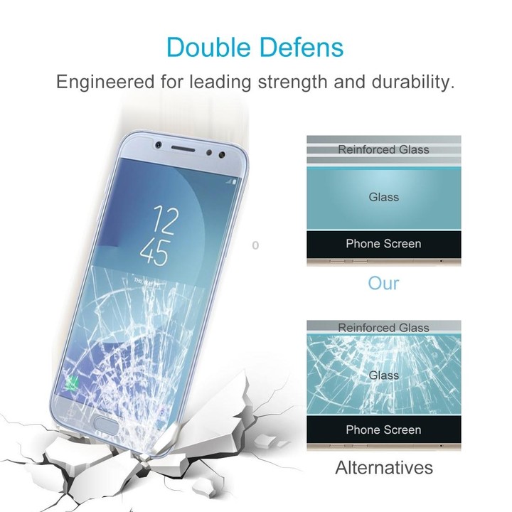For Galaxy J5 (2017) (EU Version) 0.26mm 9H Surface Hardness 2.5D Explosion-proof Non-full Screen Tempered Glass Screen Film