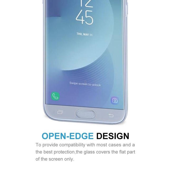 10 PCS For Galaxy J5 (2017) (EU Version) 0.26mm 9H Surface Hardness 2.5D Explosion-proof Non-full Screen Tempered Glass Screen F
