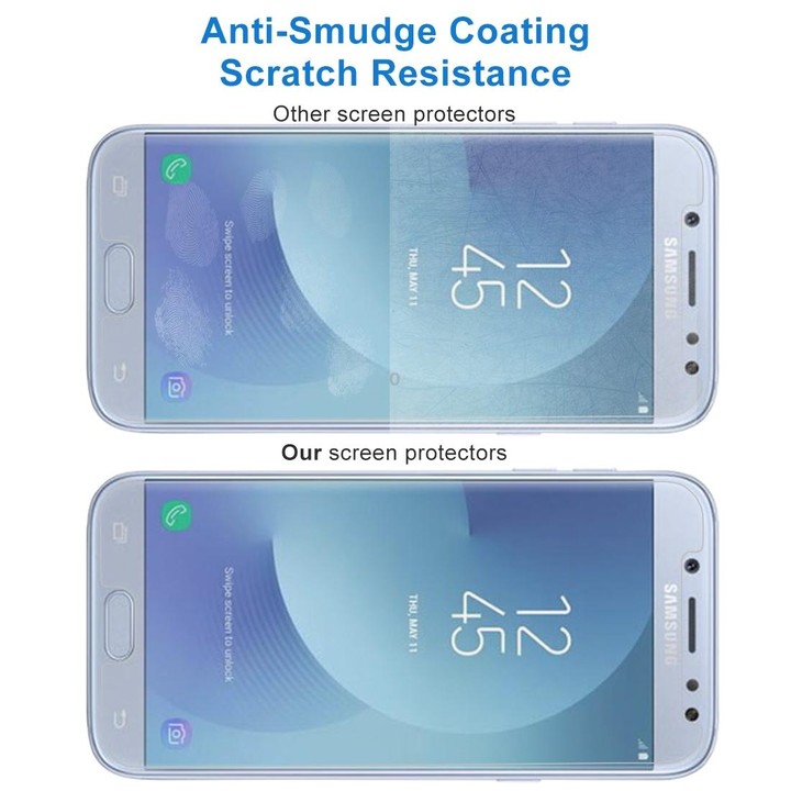 50 PCS For Galaxy J5 (2017) (EU Version) 0.26mm 9H Surface Hardness 2.5D Explosion-proof Non-full Screen Tempered Glass Screen F
