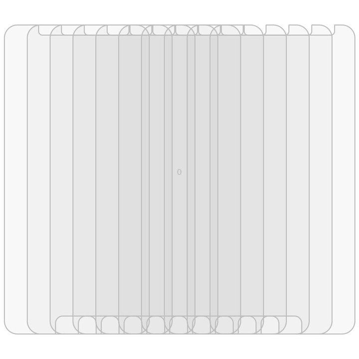 10 PCS for Galaxy J3 (2017) (EU Version) 0.26mm 9H Surface Hardness 2.5D Explosion-proof Non-full Screen Tempered Glass Screen F